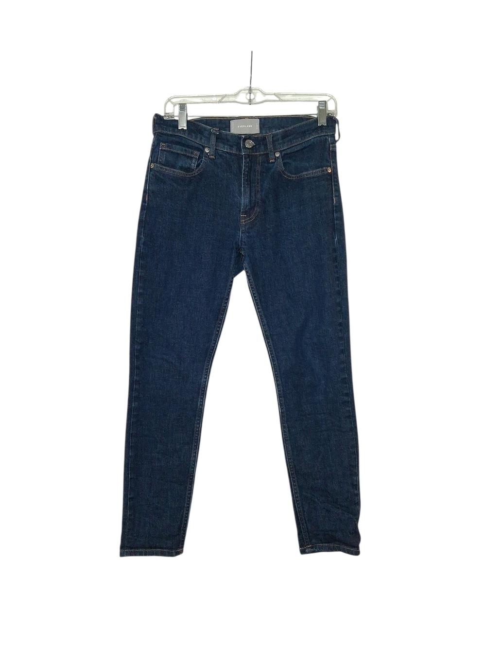 Everlane Skinny Jeans in Dark Blue Denim 28R